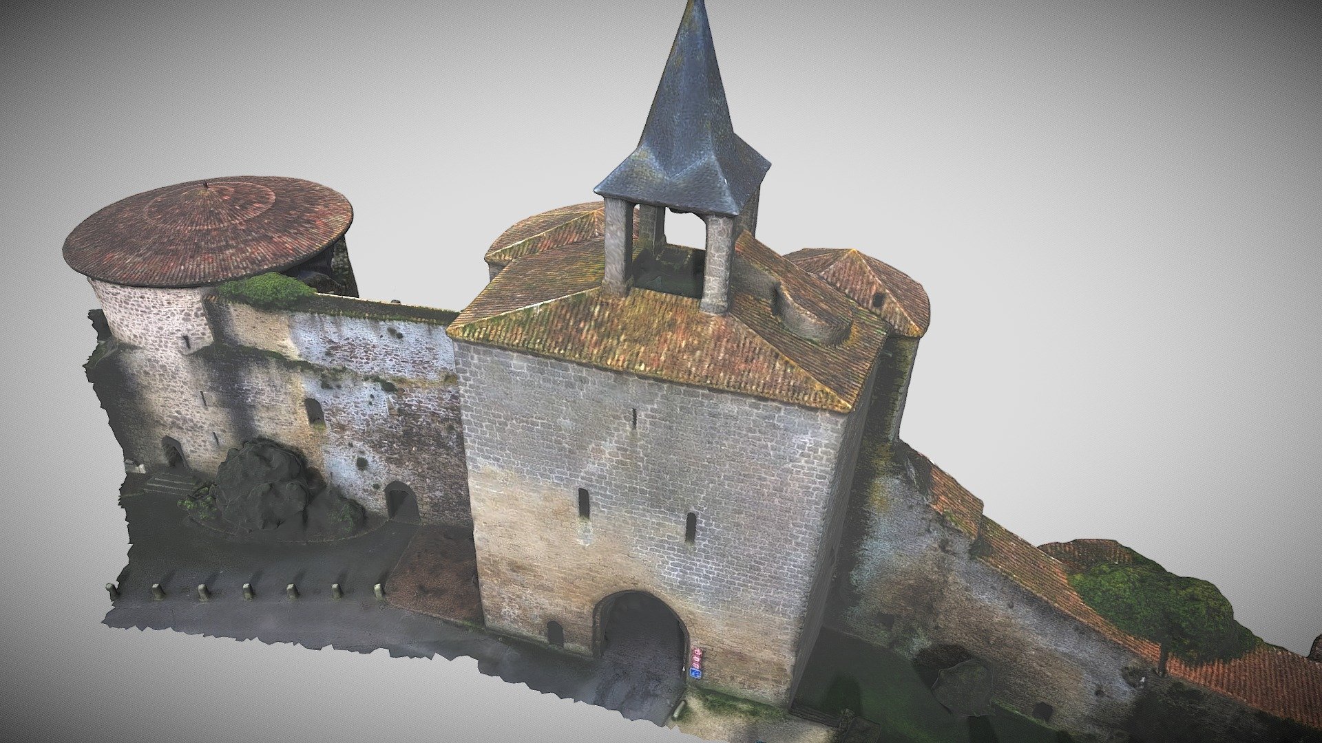 Medieval Town Of Parthenay - Citadel - Buy Royalty Free 3d Model By Ag 