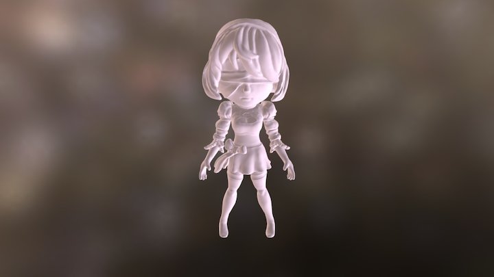 YoRHa No.2 Type B aka Yorha 2B 3D Model