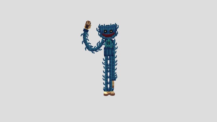 huggy wuggy closed mouth 3D Model