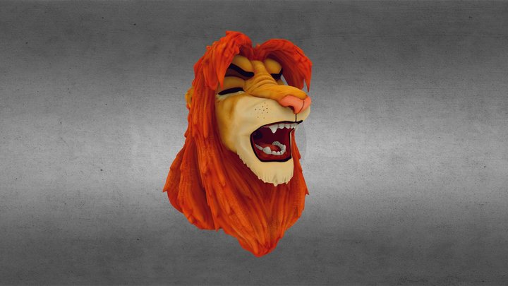 Simba - The Lion King 3D Model