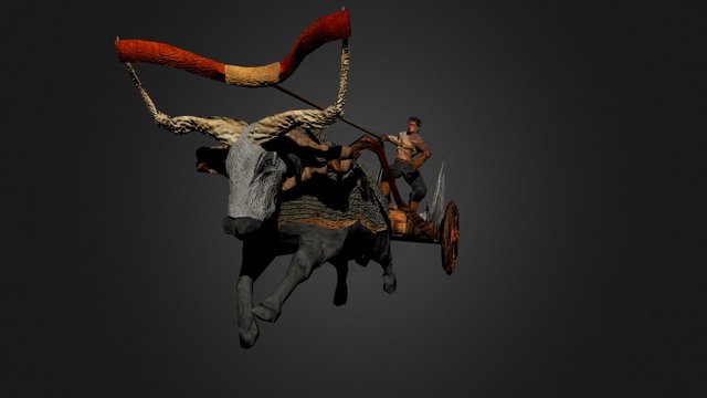 Shamo Chariot 3D Model