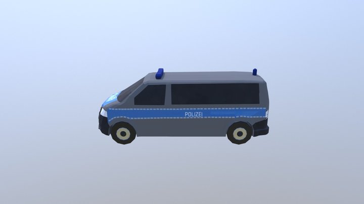 police van 3D Model