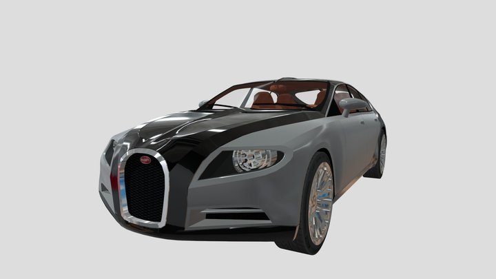 2009 Bugatti 16C Galibier Concept 3D Model