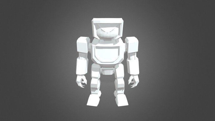 Robot Character 3D Model
