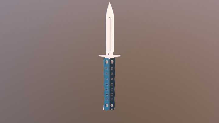 Bader Blade Butterfly Knife 3D Model