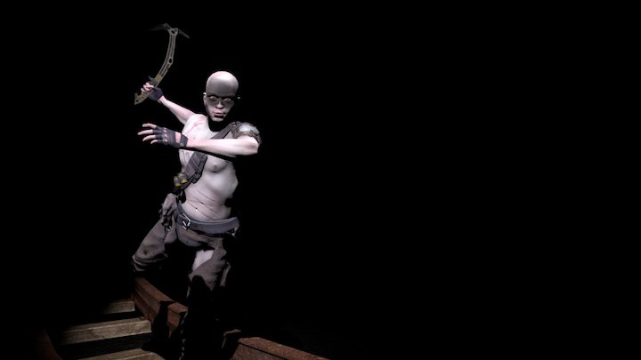 The Wastelander 3D Model