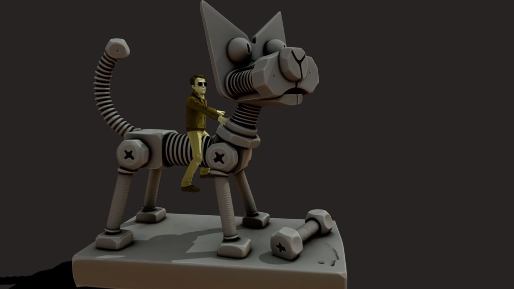 Mc Rhonn-Premier   Statue