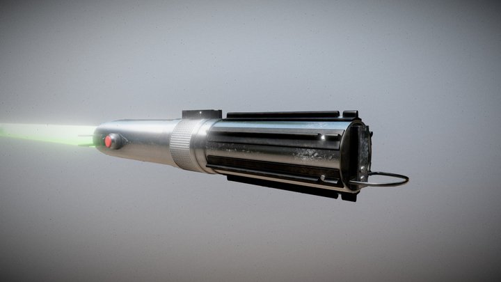 Luke's lightsaber 3D Model