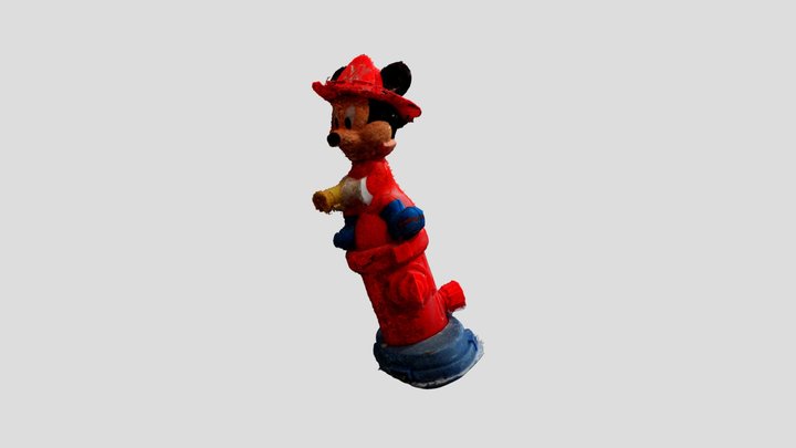 Fire Mouse 3D Model