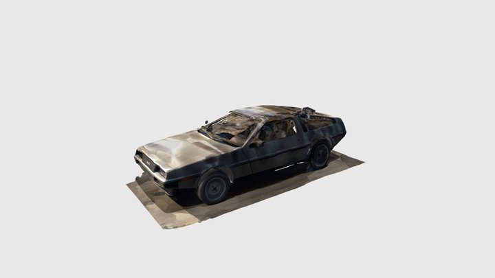 DeLorean 3D Model