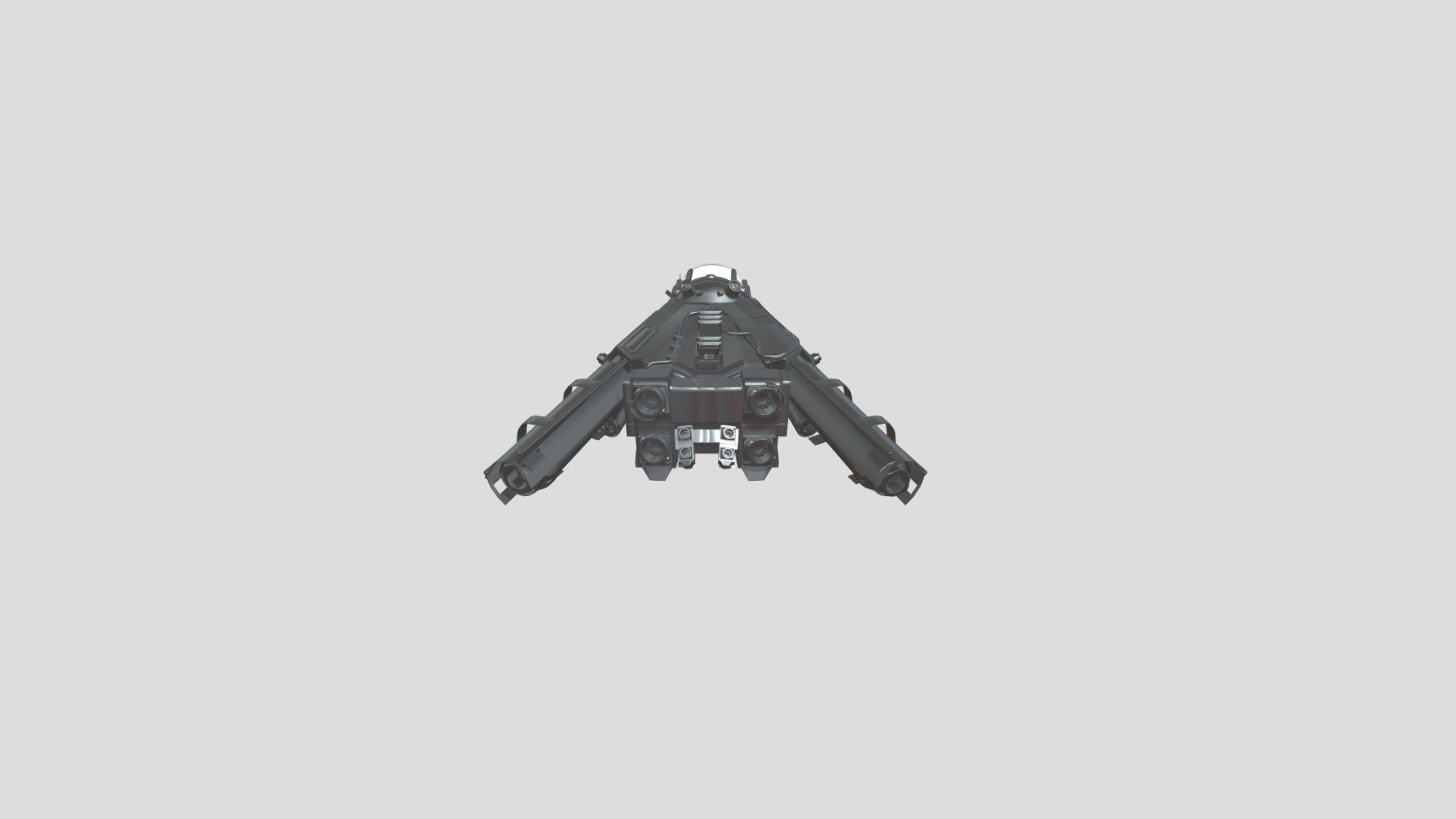 Spaceship - 3D model by ImLiteral [d14139e] - Sketchfab