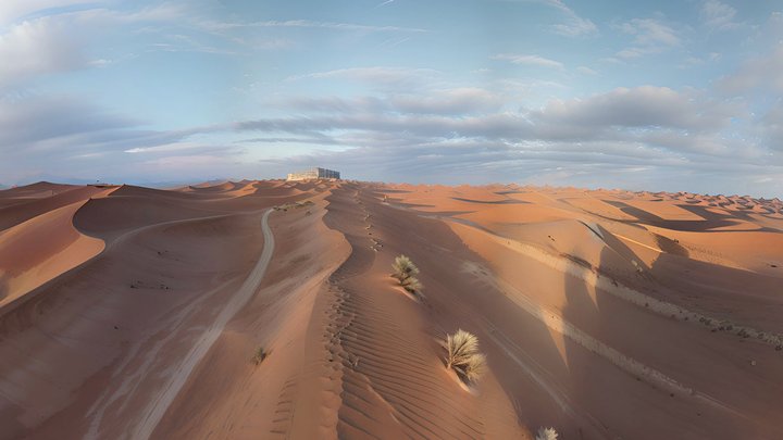 "Sandswept Serenity: Journey into the Dunes 3D Model