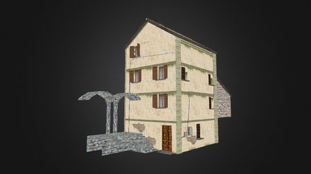 Cityscene House 3 3D Model