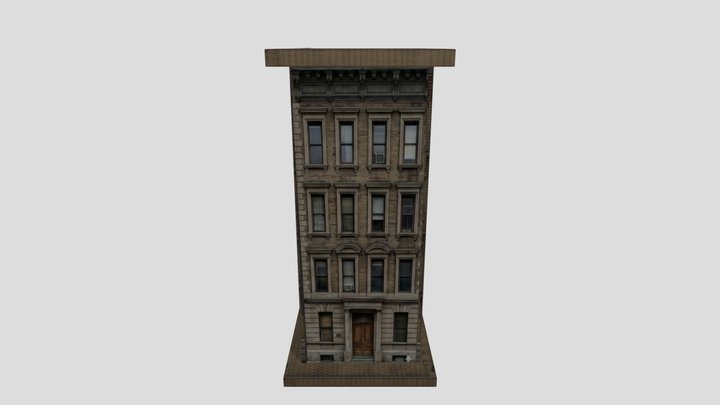 New York Apartment Building – Modello 3D gratuito STL