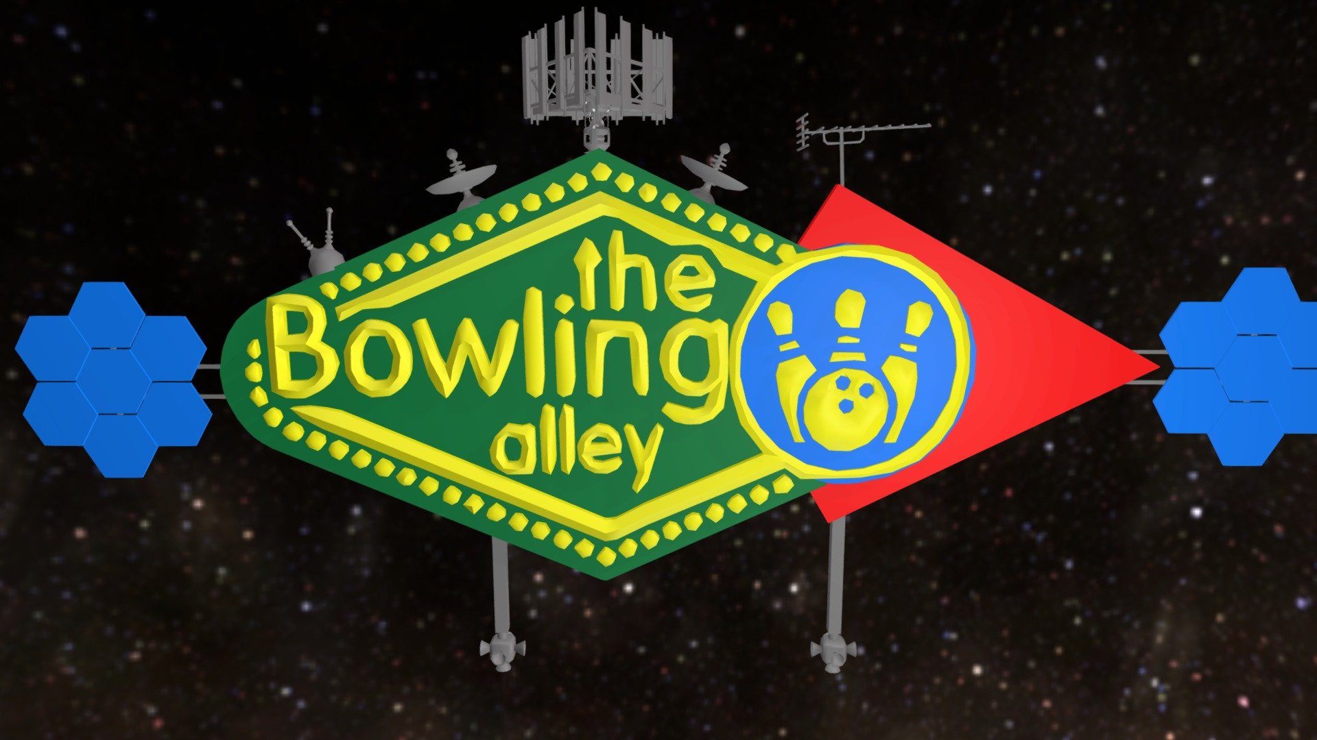 Space Billboard Bowling (color)