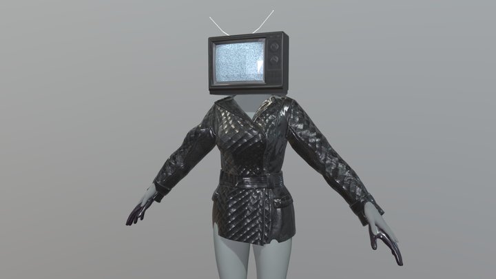 Tv Woman 3D Model