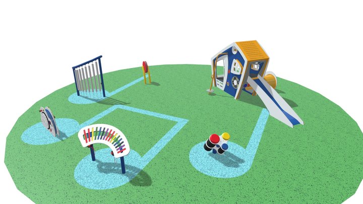 Mini City Music Layout 3 3D Model