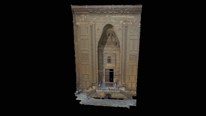 Sultan Hasan Mosque's Entrance 3D Model