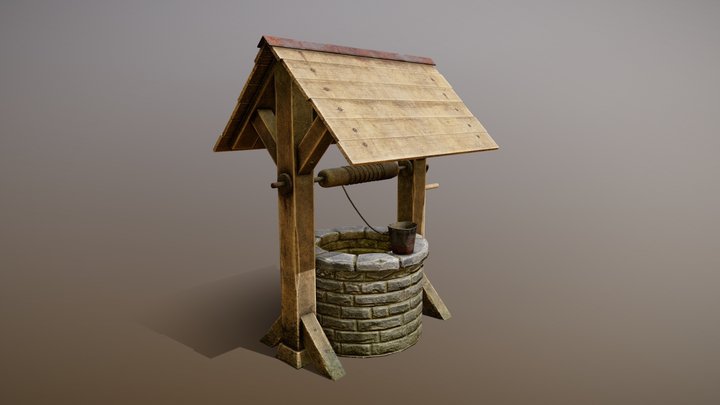 Stone Well 3D Model