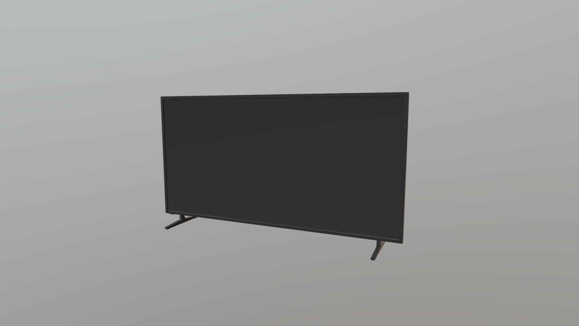 Generic Low-Poly Flat Screen TV