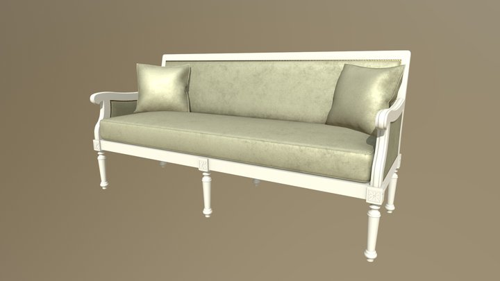 Sofa Antuanette 3D Model