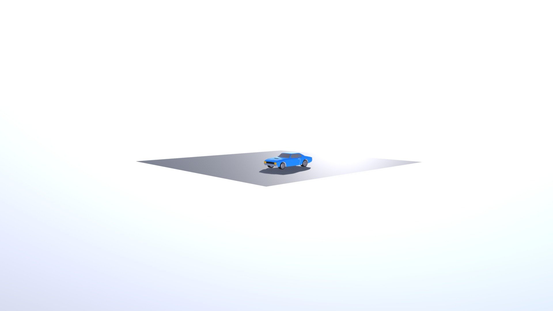 3D muscle car.