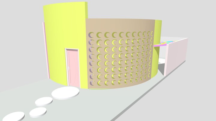 DEFINITIVO MOON HOUSE MAQUETA VIRTUAL 3D Model