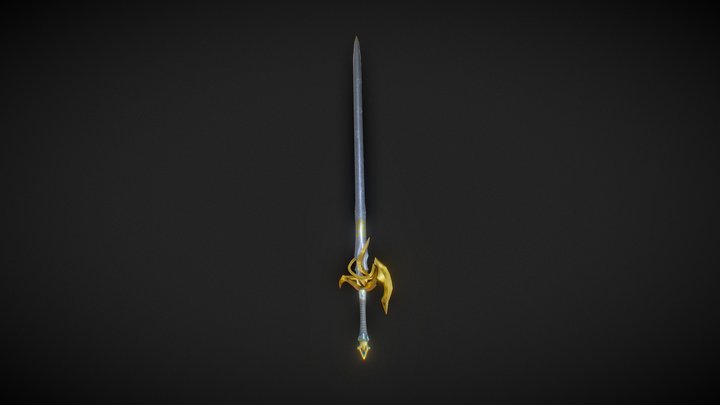 Fantasy Sword 3D Model