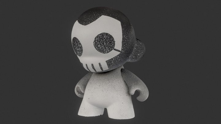 Munny Artoy - SKULL 3D Model
