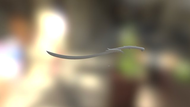 fantasy scimitar 3D Model