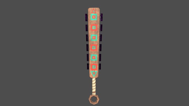 Macuahuitl 3D Model