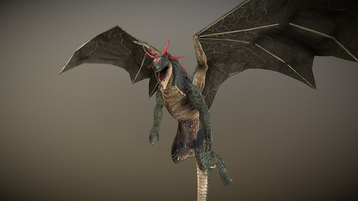 Dragon Fly 3D Model