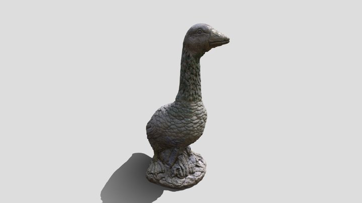 Goose Statue - Photogrammerty 3D Model