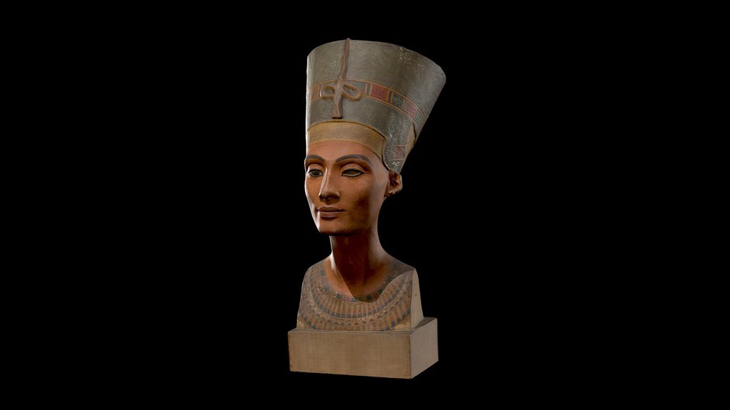 Afgietsel van de buste van Nefertiti