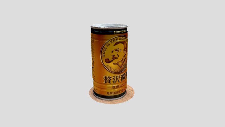 BOSS canned coffee 3D Model