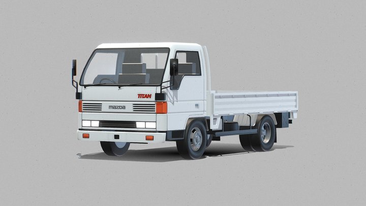 Mazda Titan 92 Lowpoly 3D Model