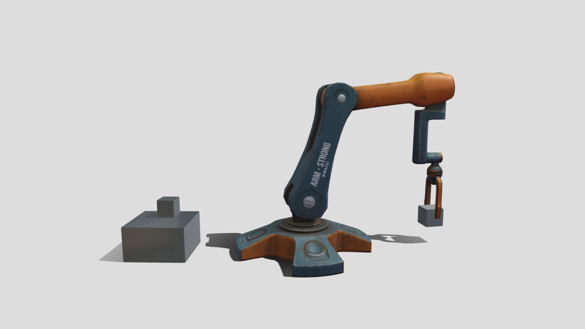 Robot Arm Animation 3D model by elinos [d14a95a] Sketchfab