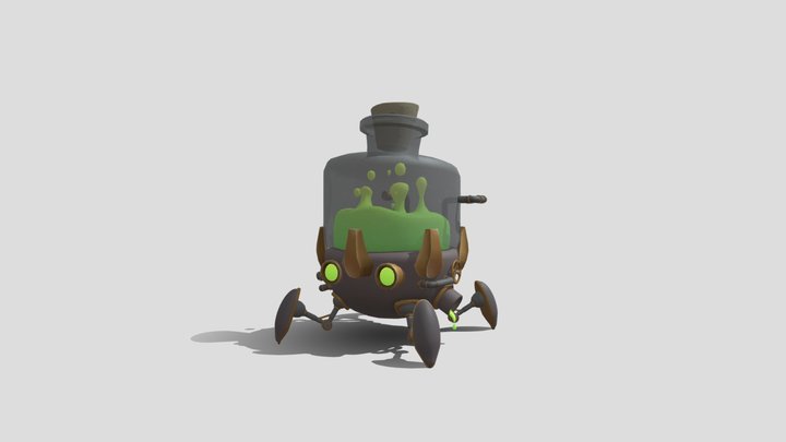 Potion Robot 3D Model