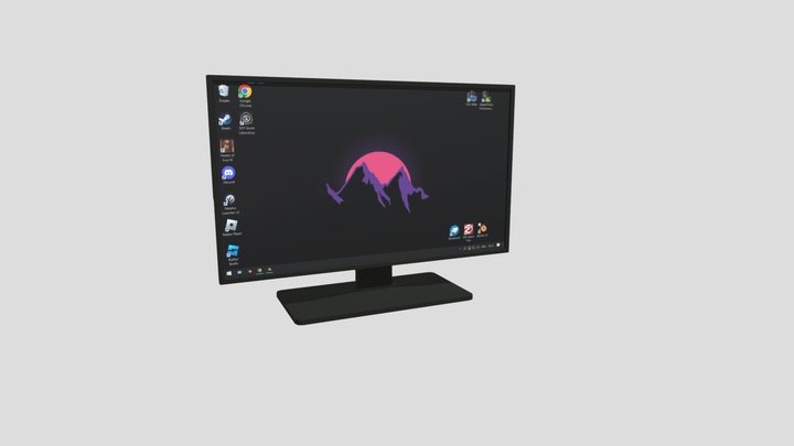 Monitor 3D Model