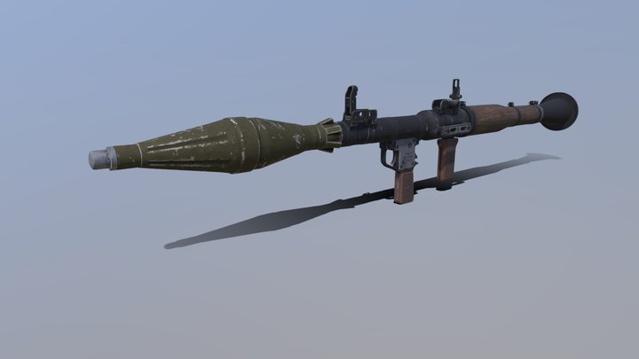 Call of Duty: Black Ops Cold War - RPG-7 – Gratis 3D-model STL