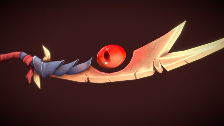 Crimson Tears - DAE Weaponcraft 3D Model