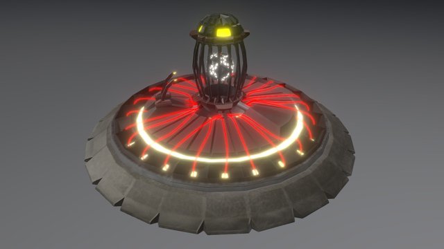 Alien Reactor 3D Model