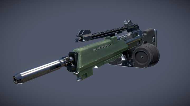 F.E.A.R. - Rakow G2A2 Assault Rifle 3D Model