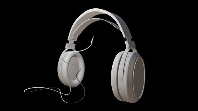 Over-ear headphones 3D Model