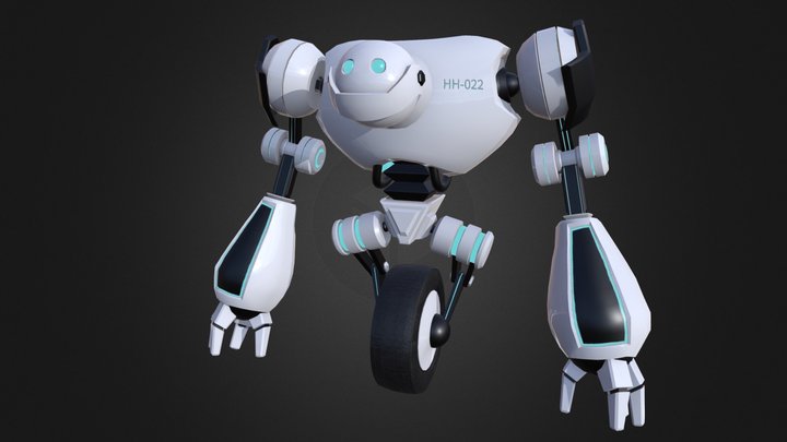 HH-022 Robot 3D Model