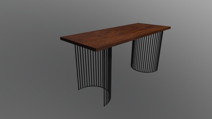 Bombay Dinning Table 3D Model