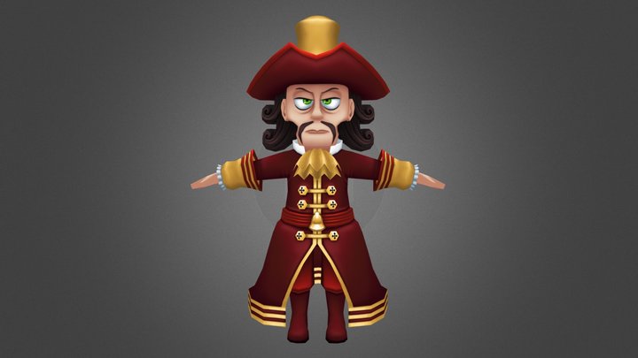 Captain Ringading Ding 3D Model