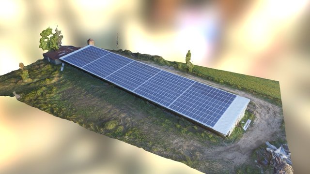 Solar Photovoltaic System - Site #1 3D Model