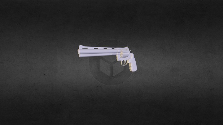 Colt Anaconda High res 3D Model
