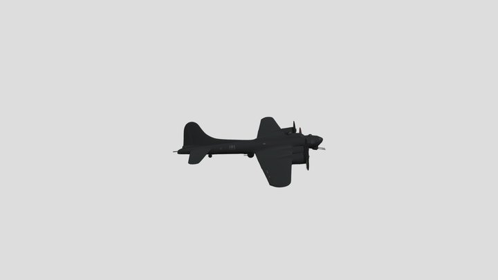 BoeingB17FlyingFortress_c4d 3D Model